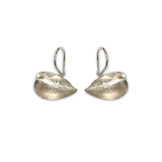 Zilveren kusjes oorbellen zilver