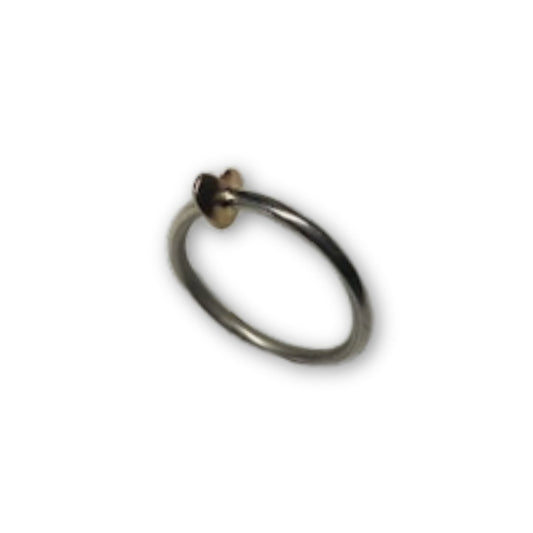 Ring met gouden hartje