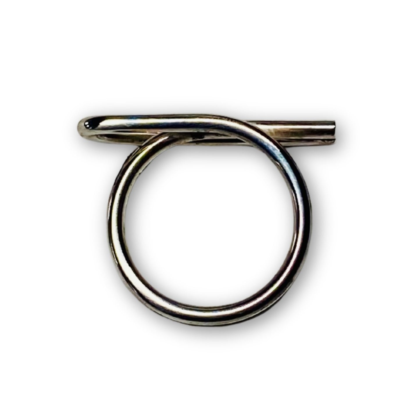 Een gebogen draadring