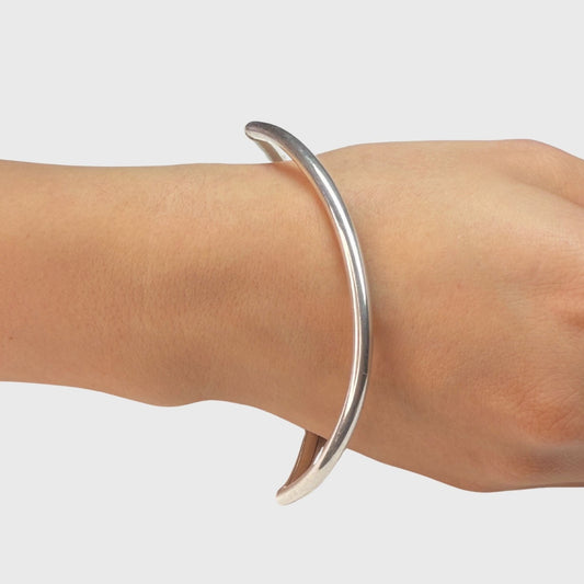 Zilveren veer armband