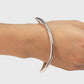 Zilveren veer armband