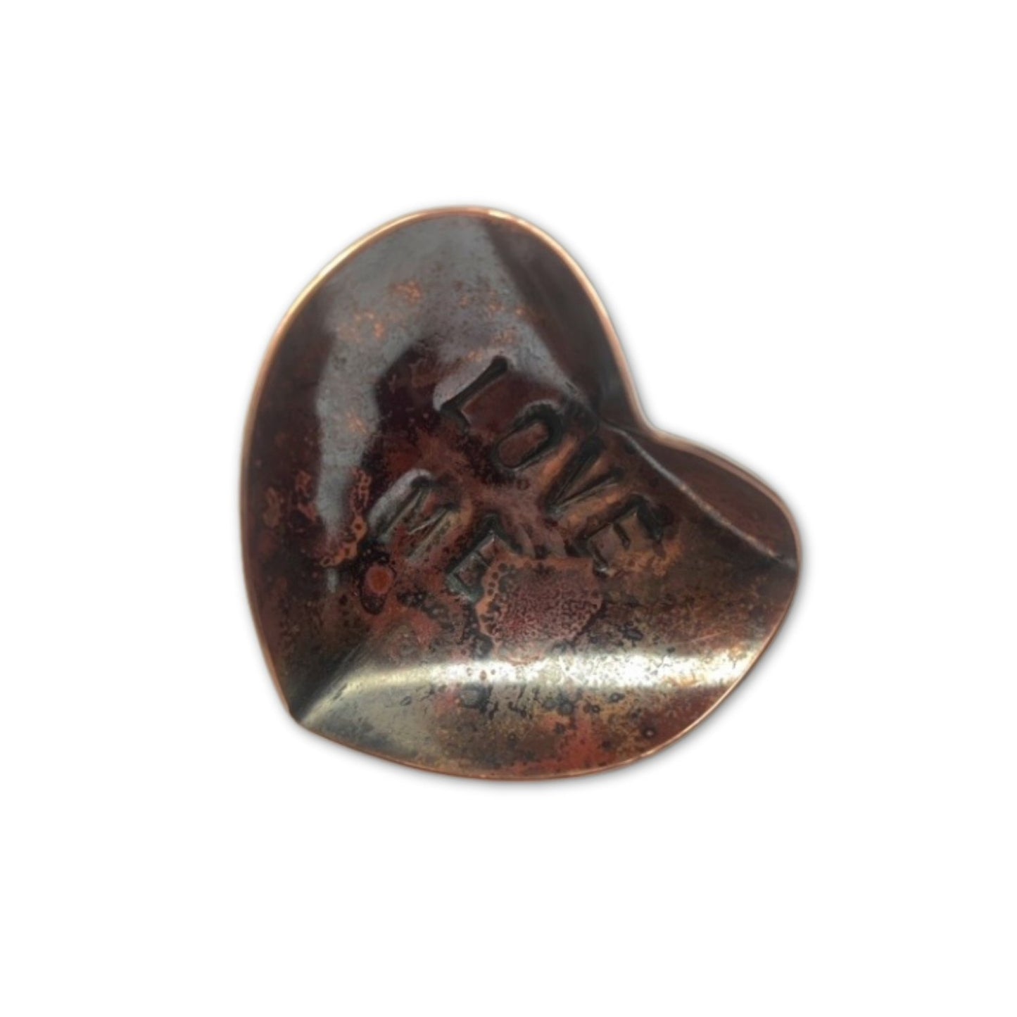 Broche hart van koper