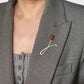 Zilveren tulpen broche
