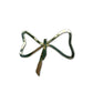 Zilveren strik broche