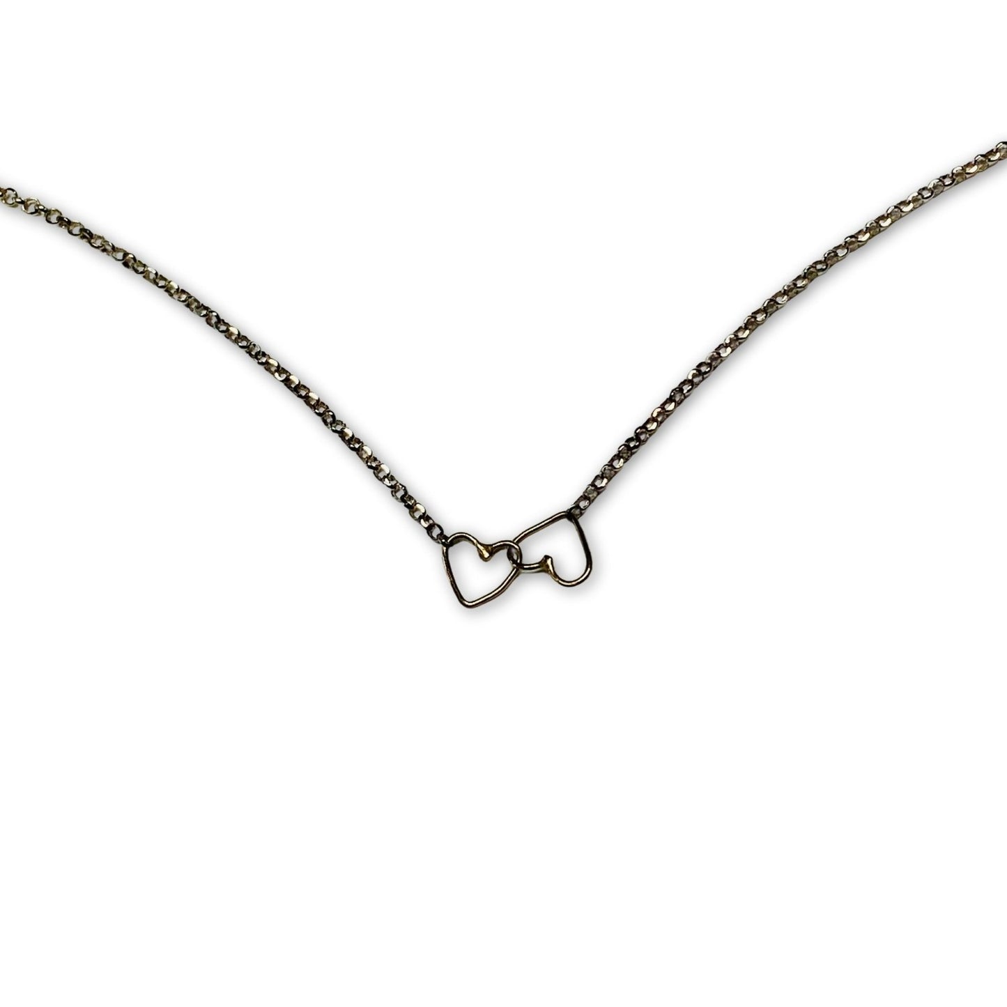 Gouden hartjes ketting