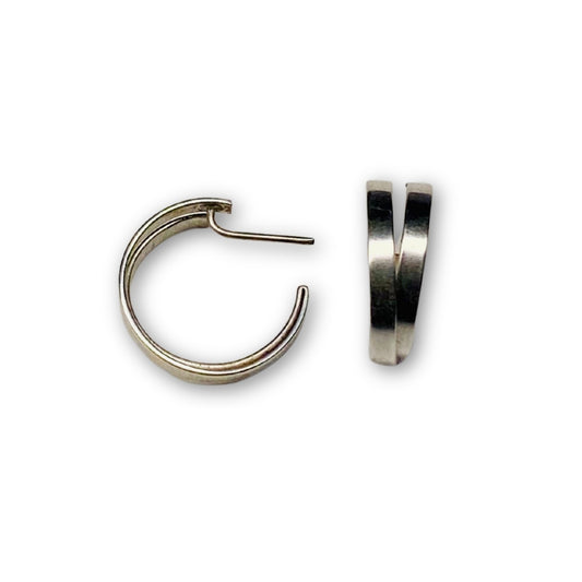 Dubbele creool oorbellen