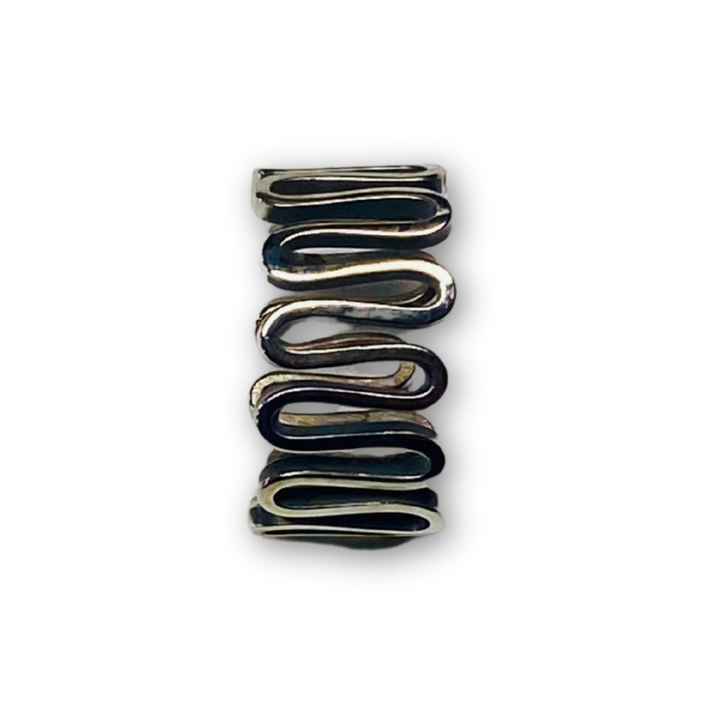 Zilveren slinger ring breed