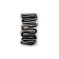 Zilveren slinger ring breed