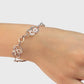 Unieke schakelarmband met harten en stevige ogen