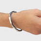 Zware grof gevijlde armband