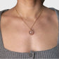 Uniek collier met rozenkwarts