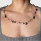Opengewerkt parel kristal collier