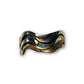 Een mooie bijzondere golvende ring